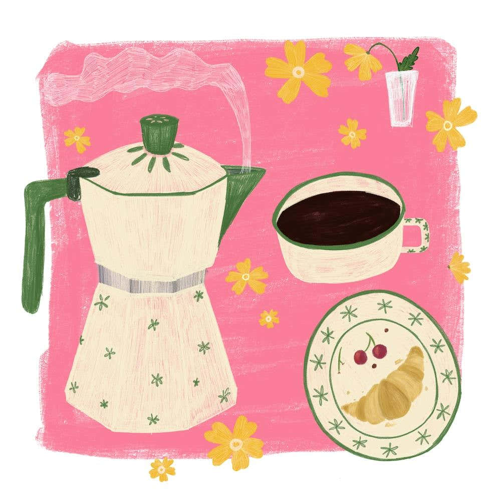 Sunday Morning Coffee Square