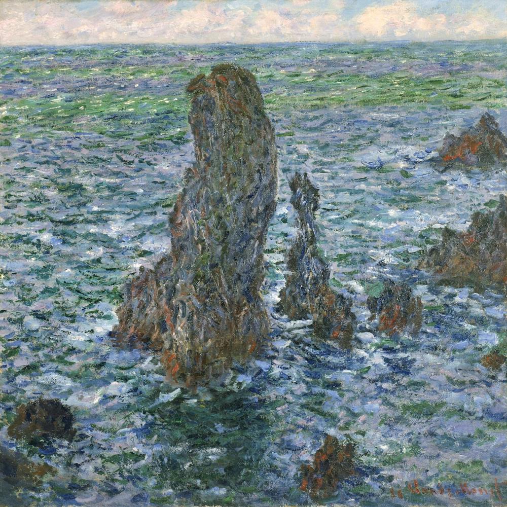Claude Monet Les Pyramides De Port Coton