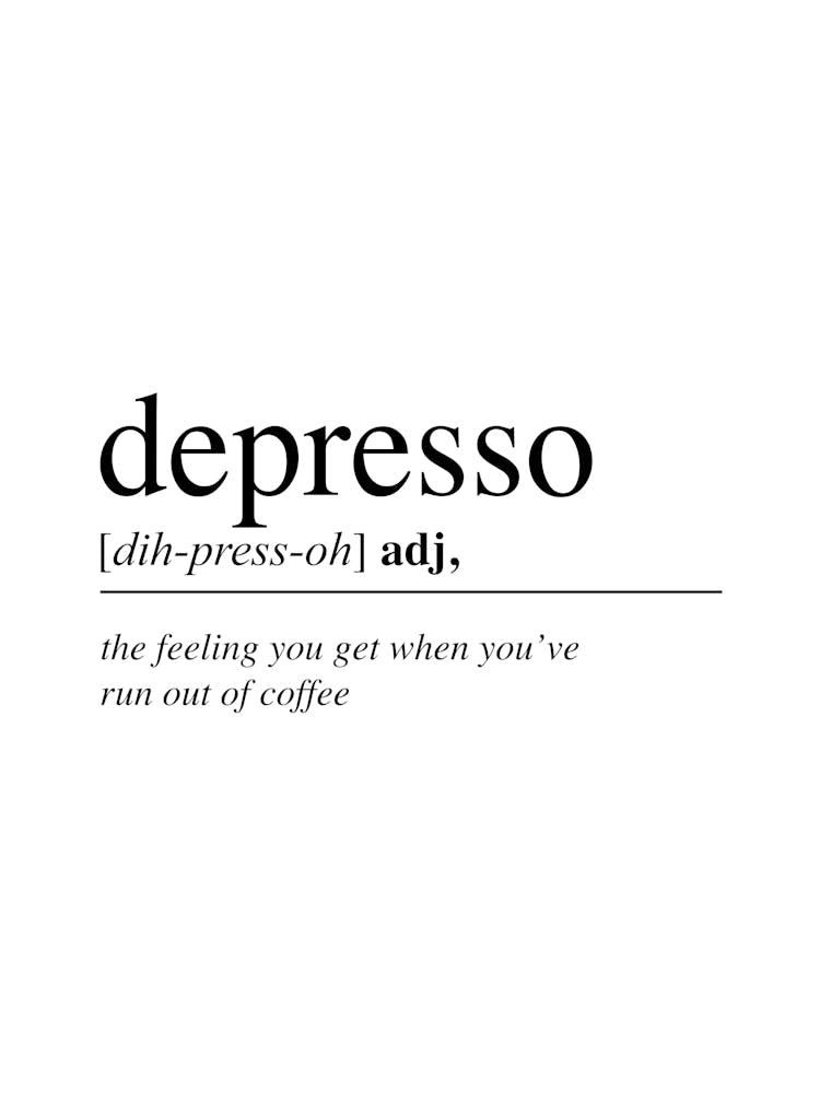 Depresso Word Definition