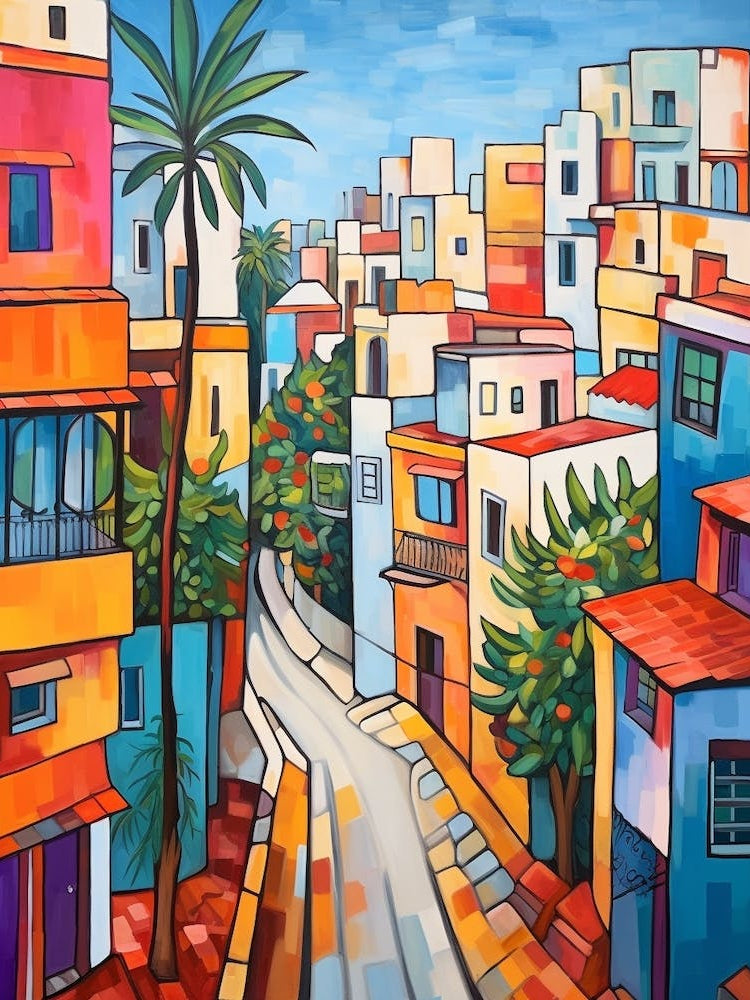Tel Aviv Israel 1 Fauvist Painting