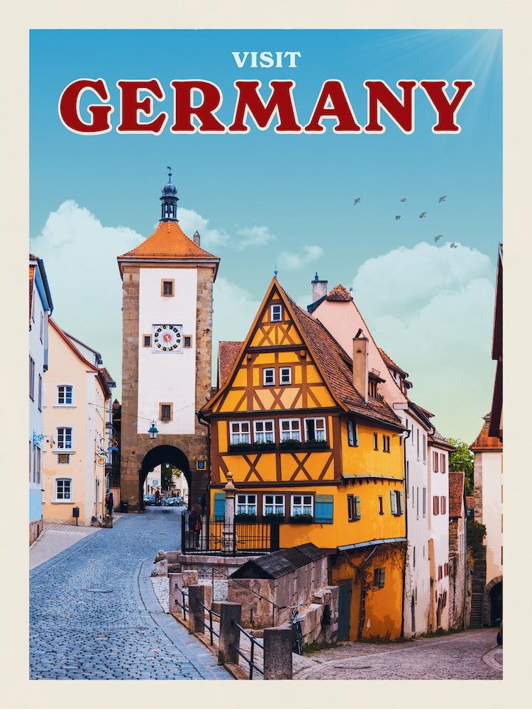 Germany Travel Poster