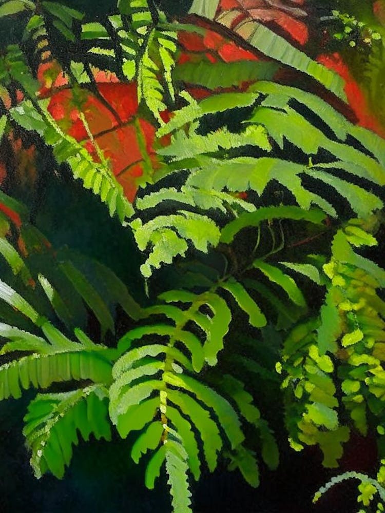 Chinese Brake Fern Cézanne Style