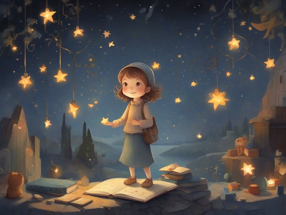 Petite Fille aux Étoiles