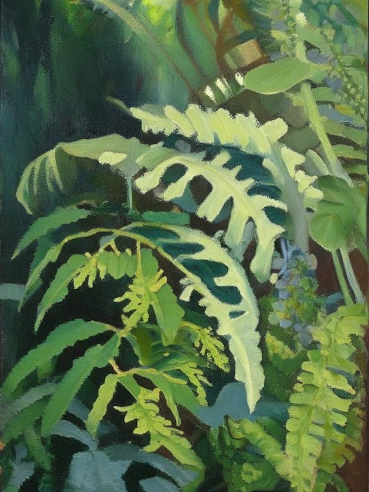 Fragrant Fern Cézanne Style