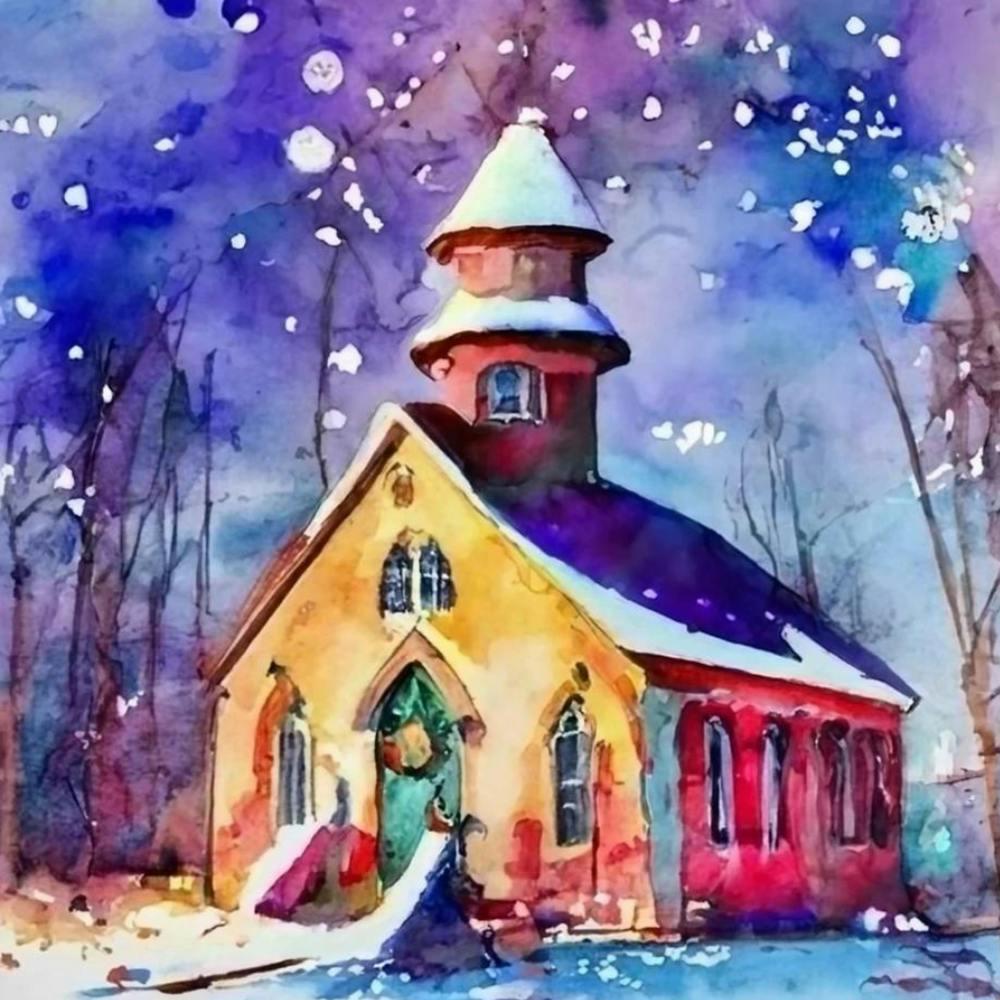 Church In The Snow