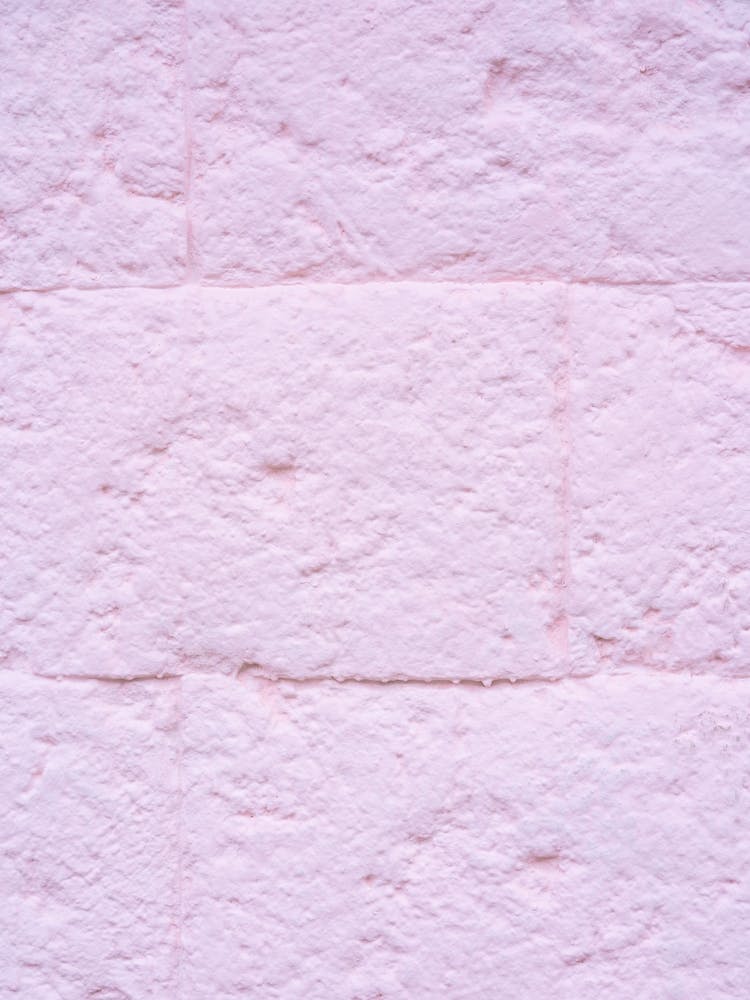 Pink Minimalist Brick Wall Texture