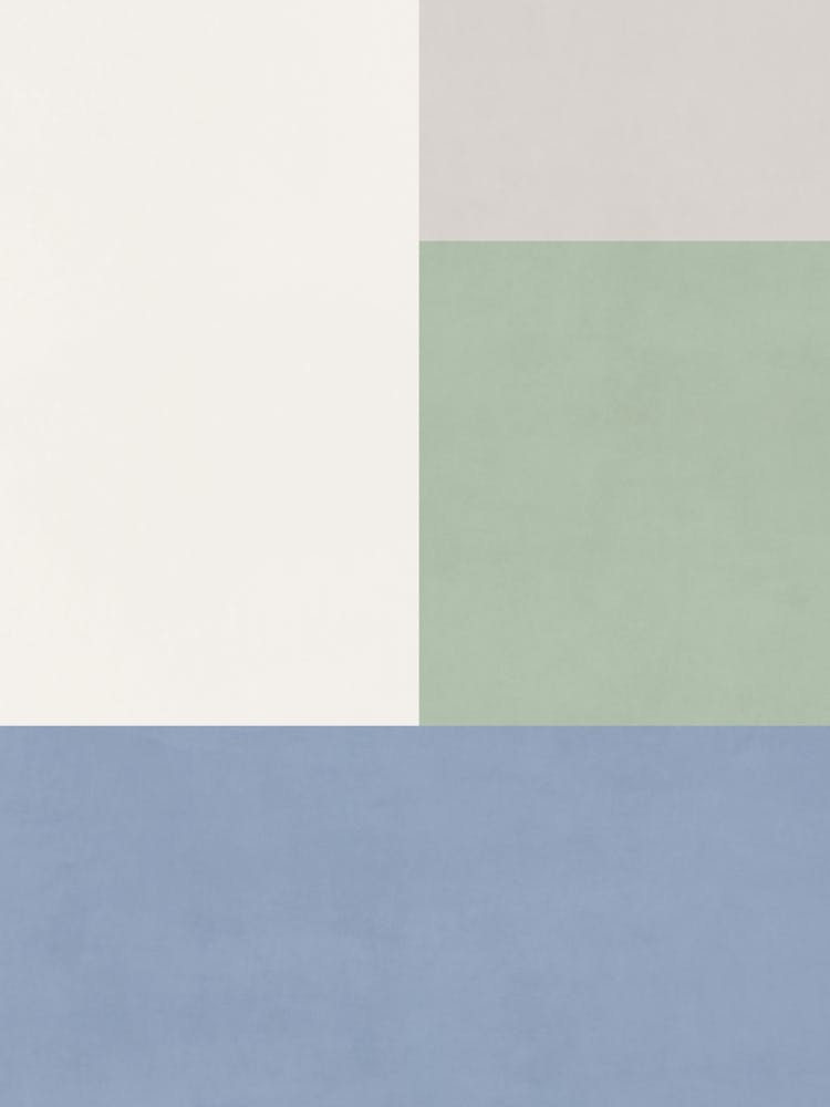 Square Of Blue And White