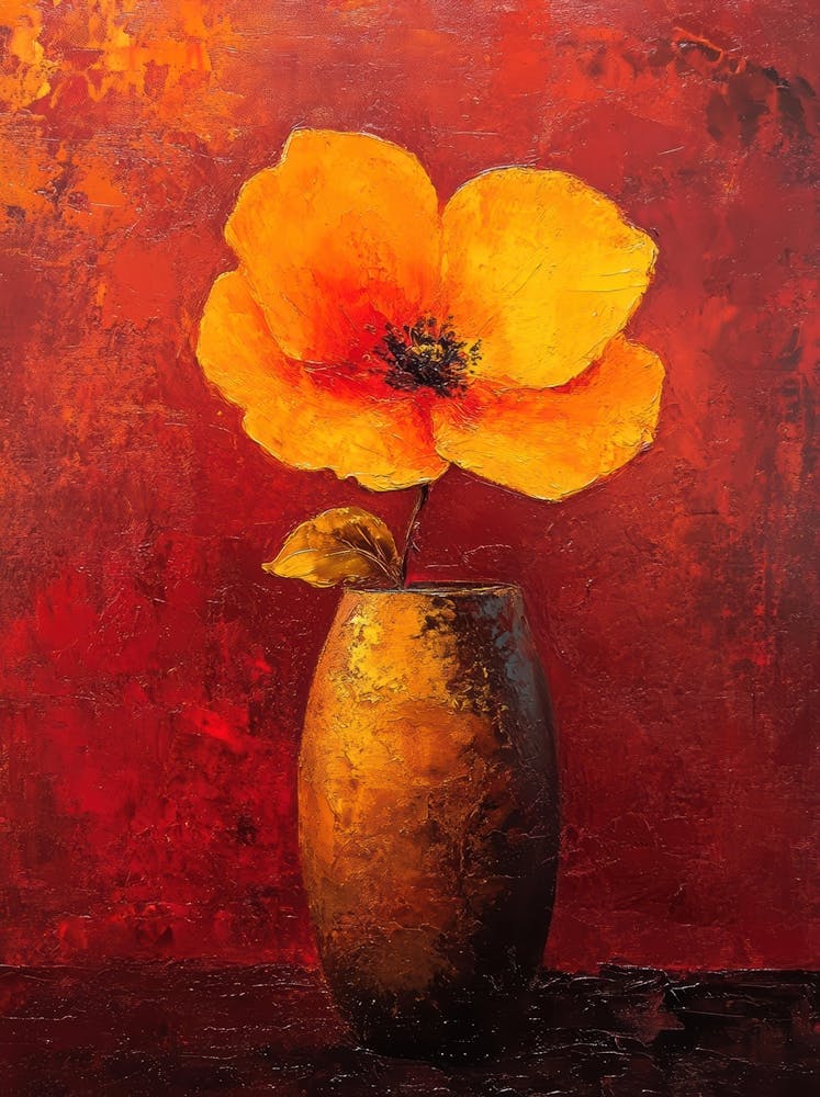 Poppy In A Vase