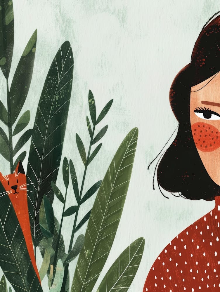 Illustration Of A Girl 5