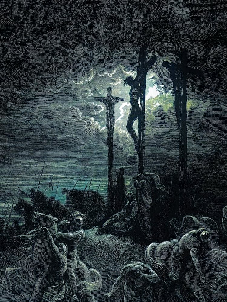 The Close Of The Crucifixion - Gustave Doré, 1880 HD Remastered