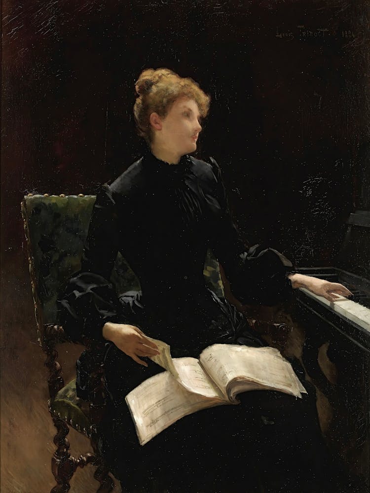 Lady At The Piano 1