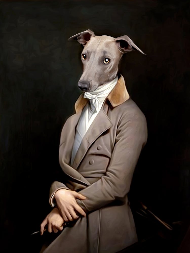Greyhound Dog Mr Loyd Pet Portraits
