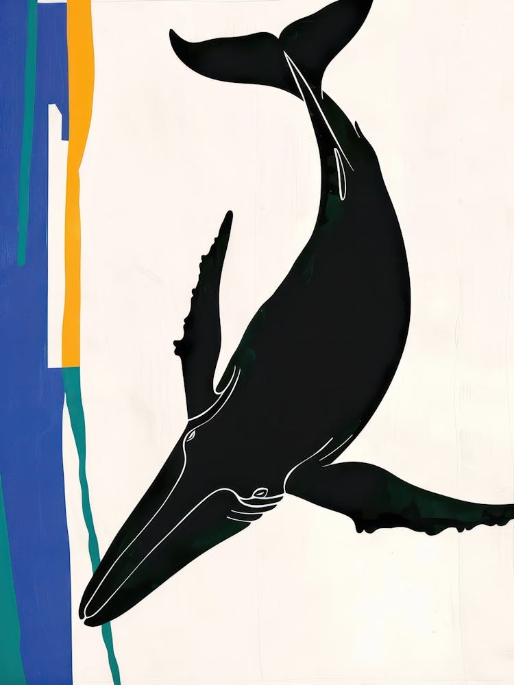 Whale 2 Cut Out Collage