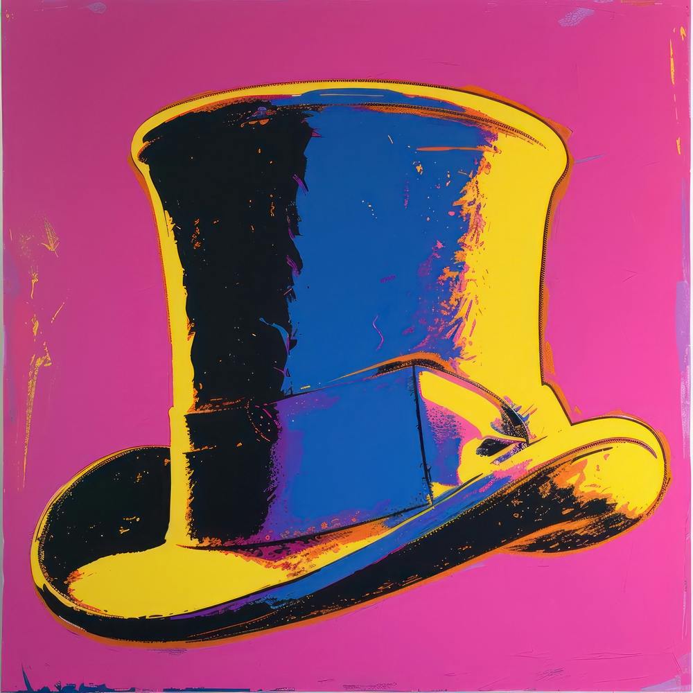 Top Hat Pop Art 4