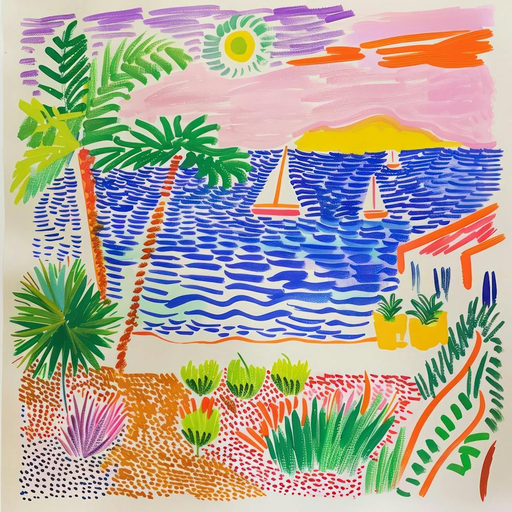 Seascape Dream Matisse Style 1