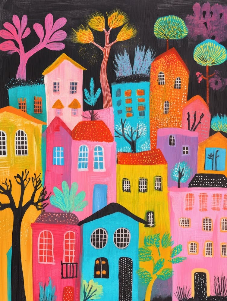 Colorful Houses 4