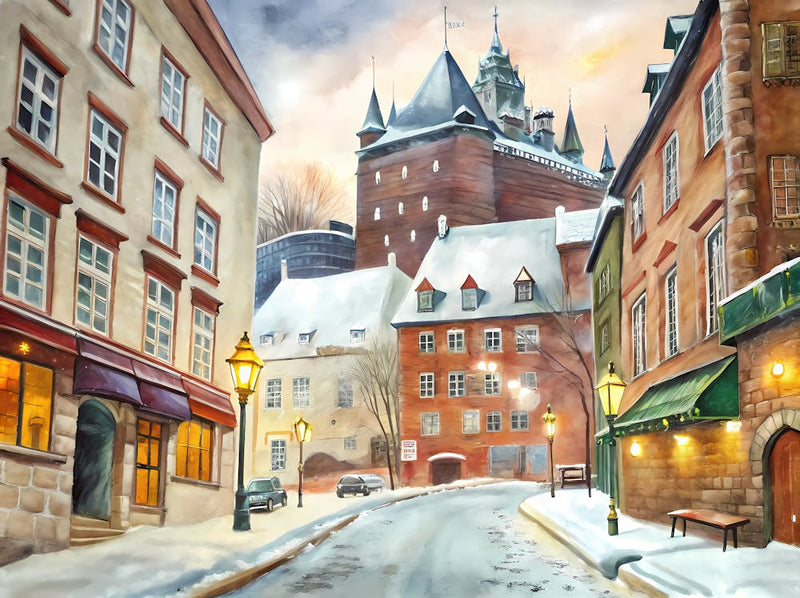 Quebec City Quebec A Vintage