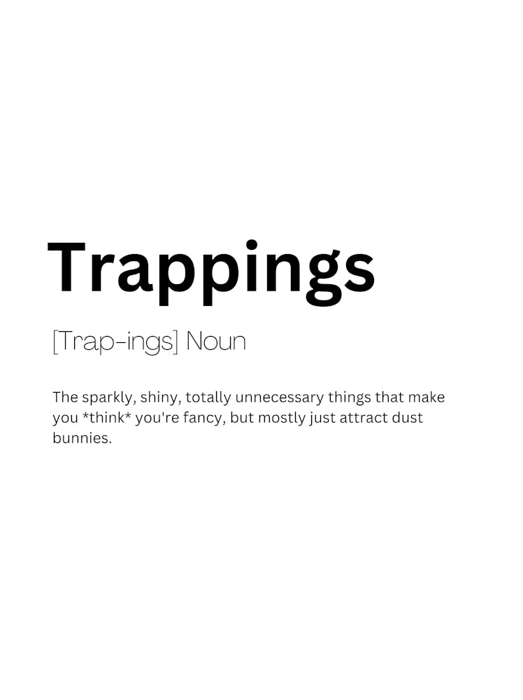 Trappings Definition Meaning