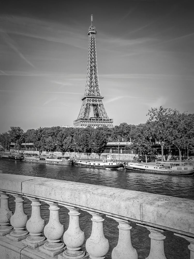 Paris Eiffel Tower & River Seine