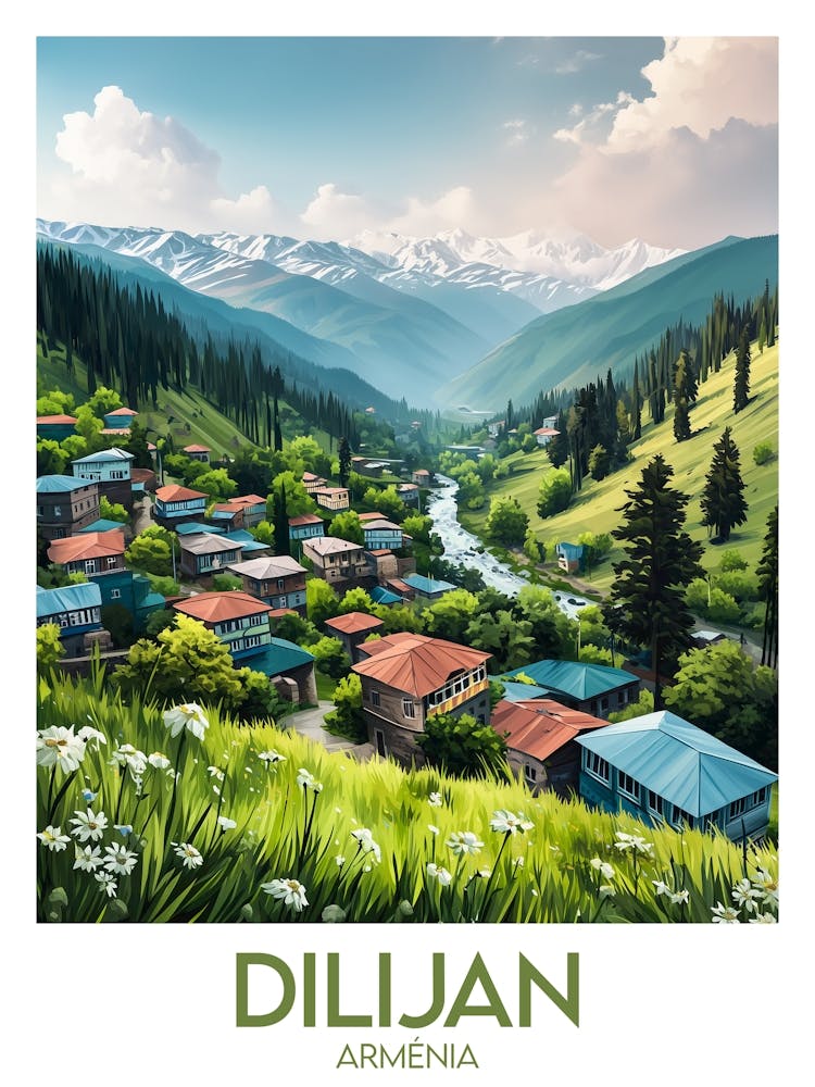 Affiche de voyage Dilijan
