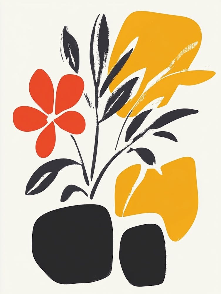 Abstract Flower Arrangement