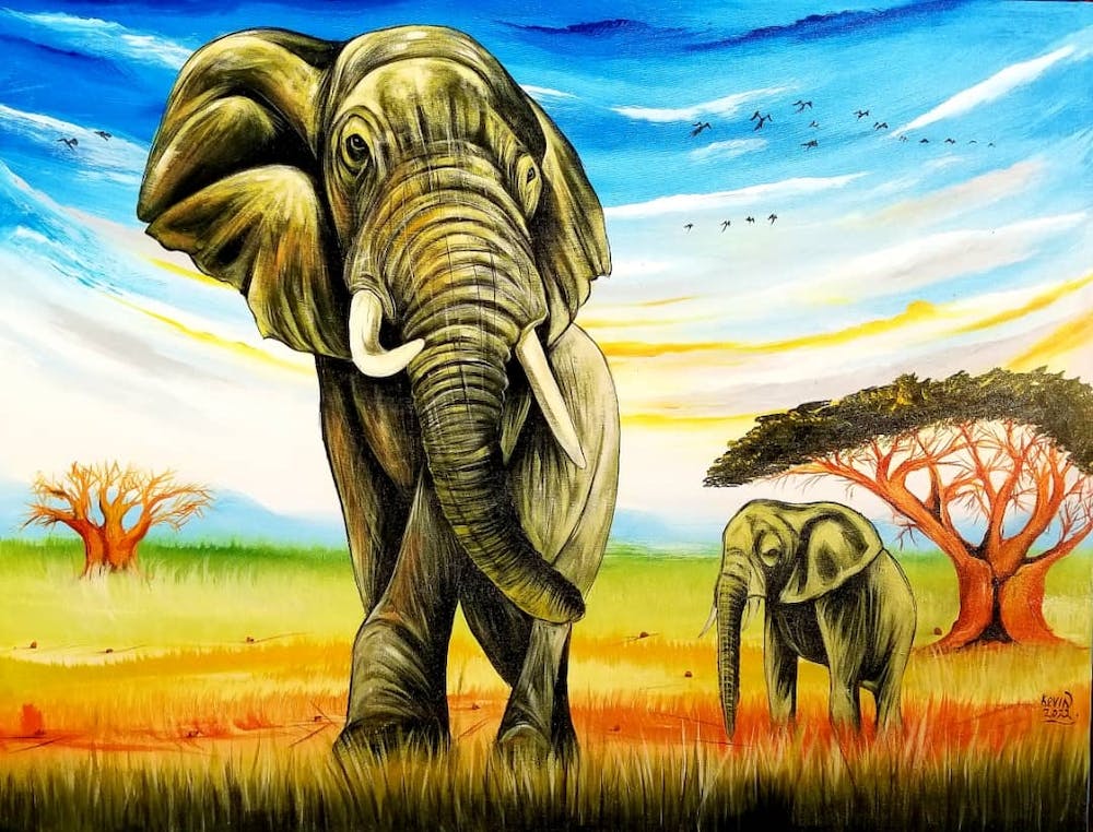 Elephants In The Wild