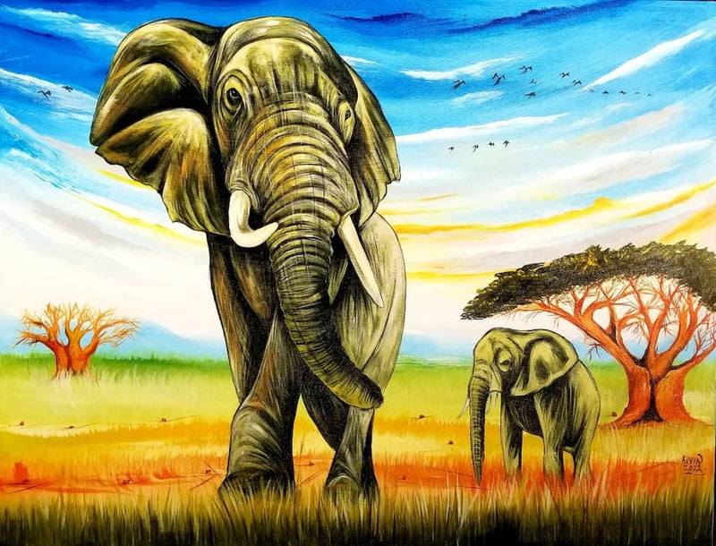 Elephants In The Wild