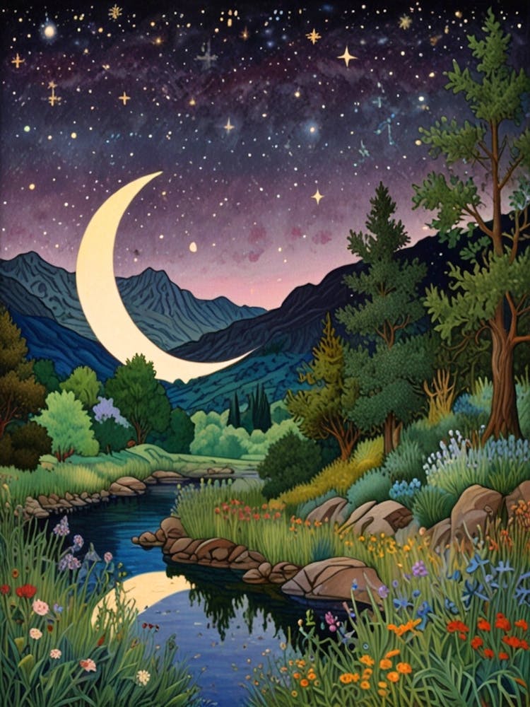 William Morris Night In The Woods 43