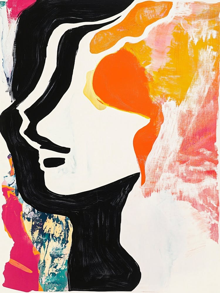 Portrait Of A Woman Collage 1