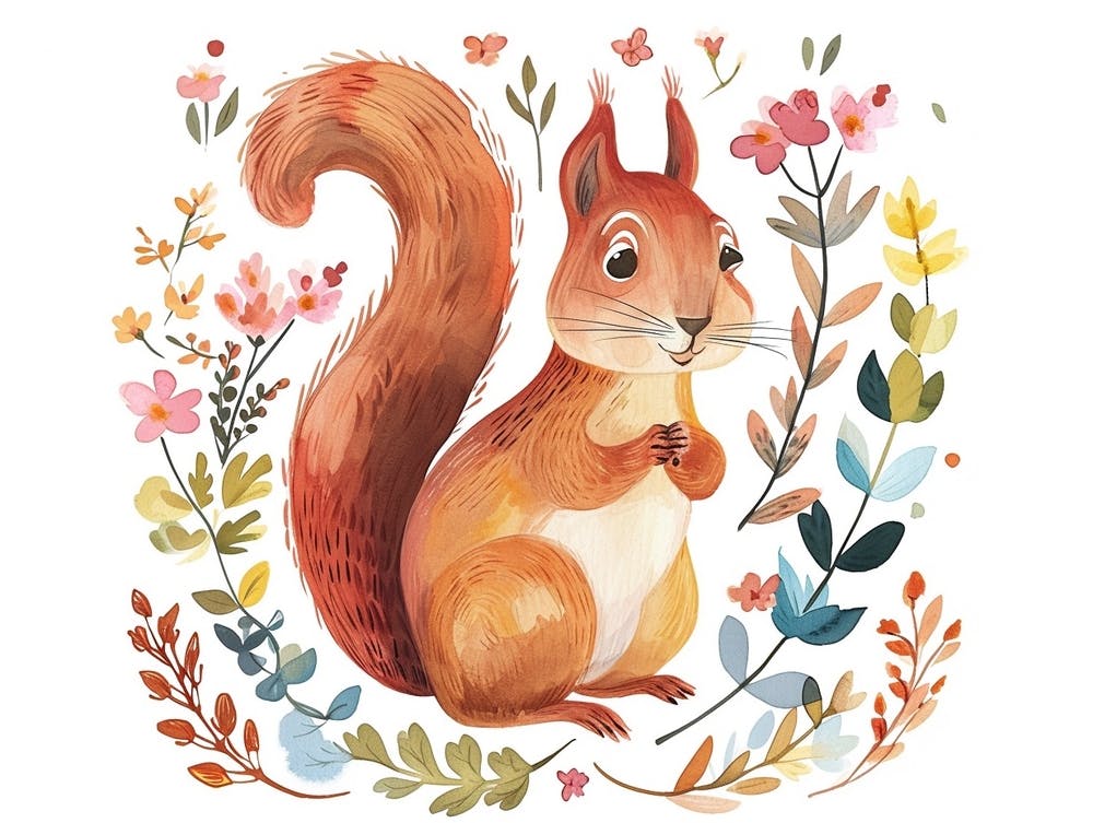 Little Floral Squirrel 4