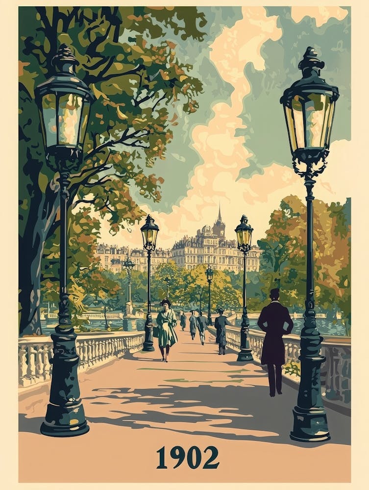Aihrgdesign A Vintage Poster Of A Serene City Park In 1902 Fe 69e68d81 A22a 4654 A63a 31ffbc95dc47 3