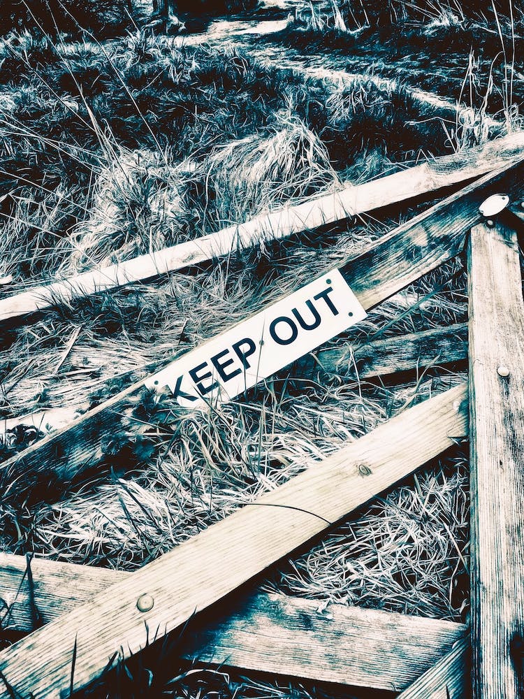 Broken Gate Keep Out