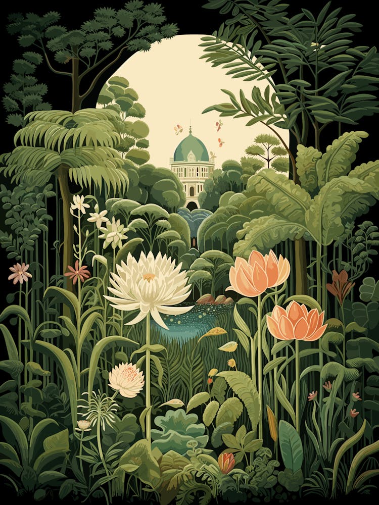 Lotusland Usa Henri Rousseau Style 2