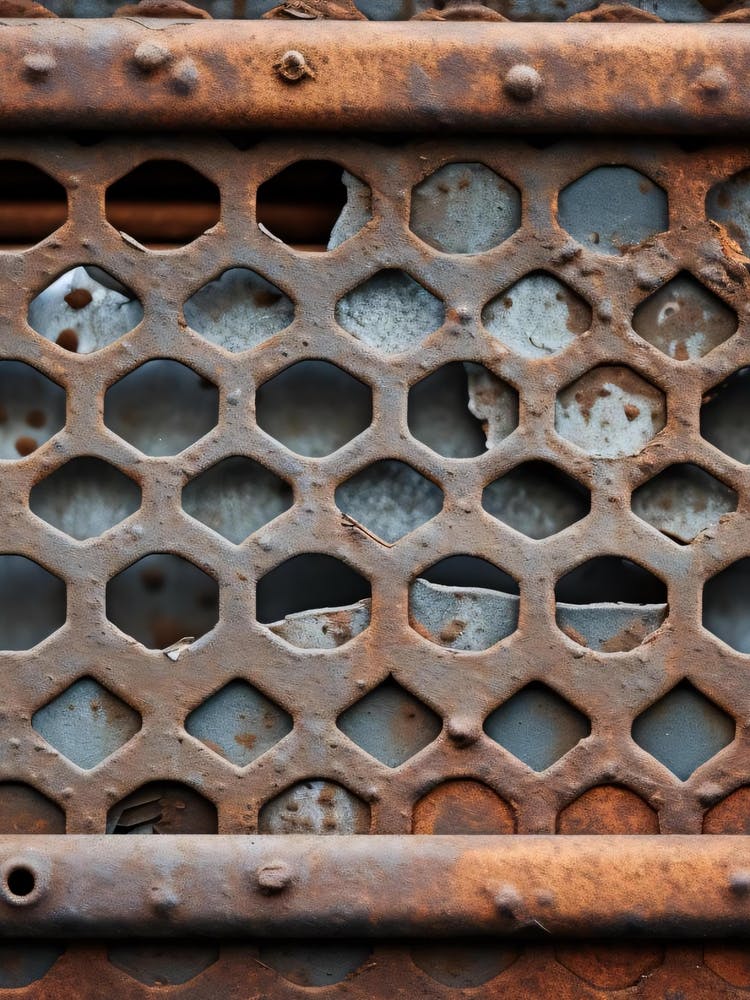Rusty Metal Grate