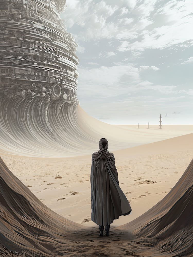 Dune Cartoon Building