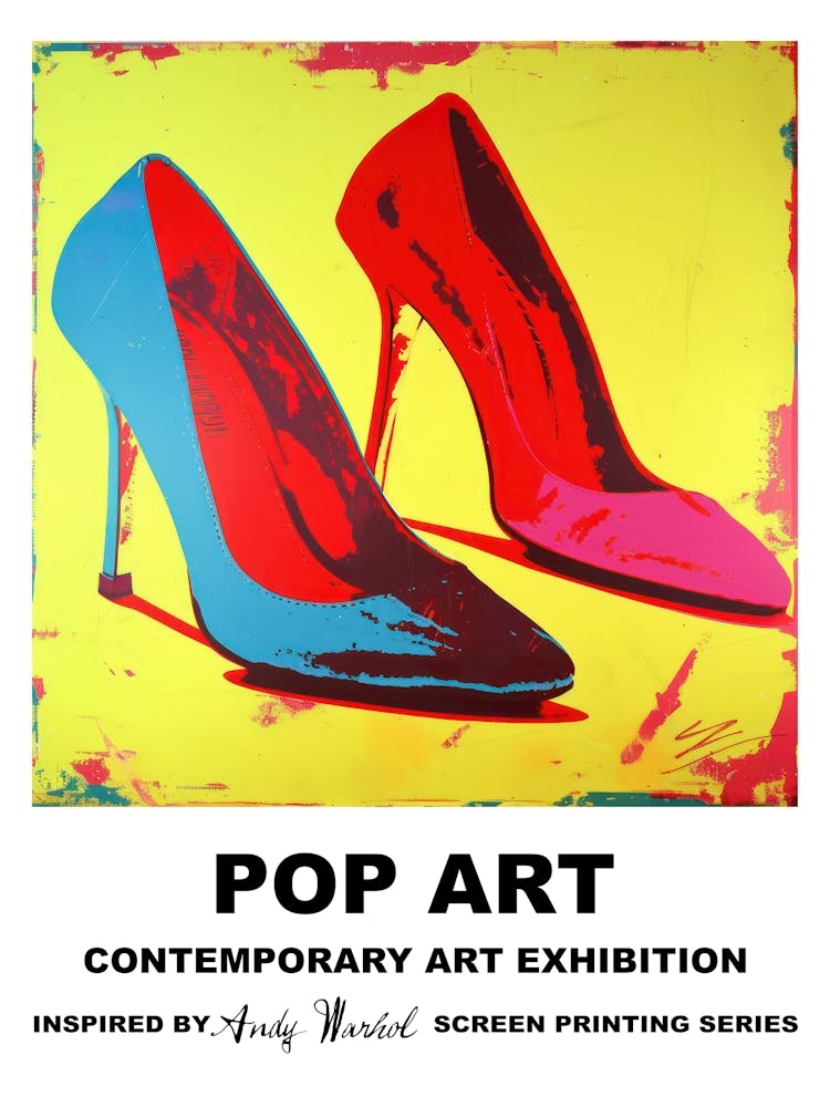 Poster High Heels Pop Art 4