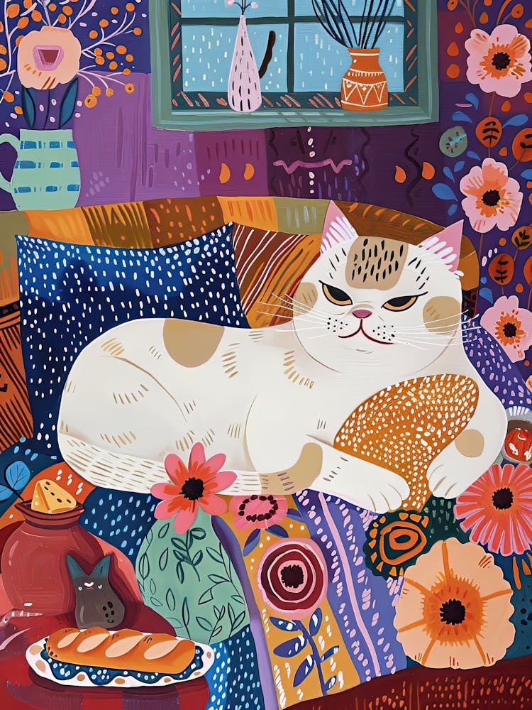 Tea Time With A Exotic Shorthair Cat 3