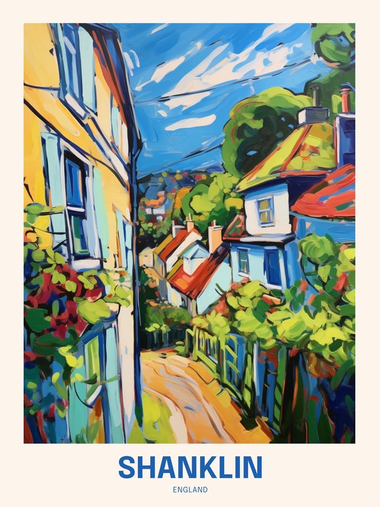 Shanklin England Uk Travel Poster