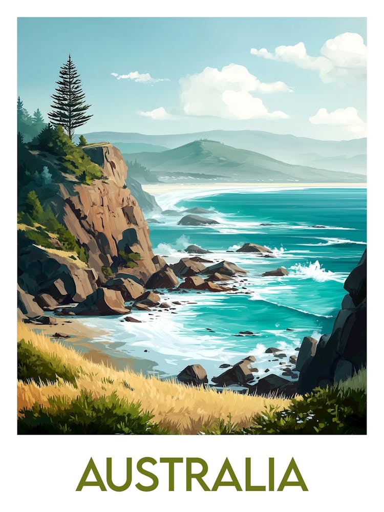Reiseplakat Australien