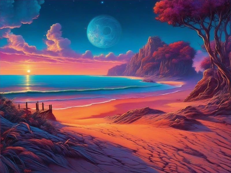 Sunset On The Beach