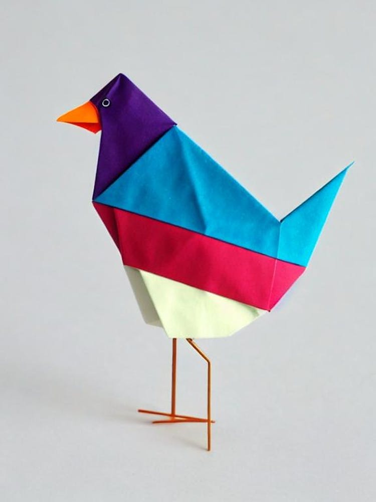 Chicken 4 Origami Bird