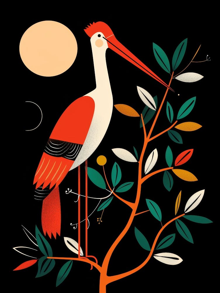 Stork In The Tree