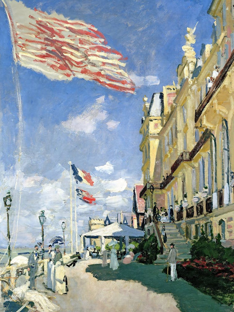 Claude Monet At The Hotel De Ville