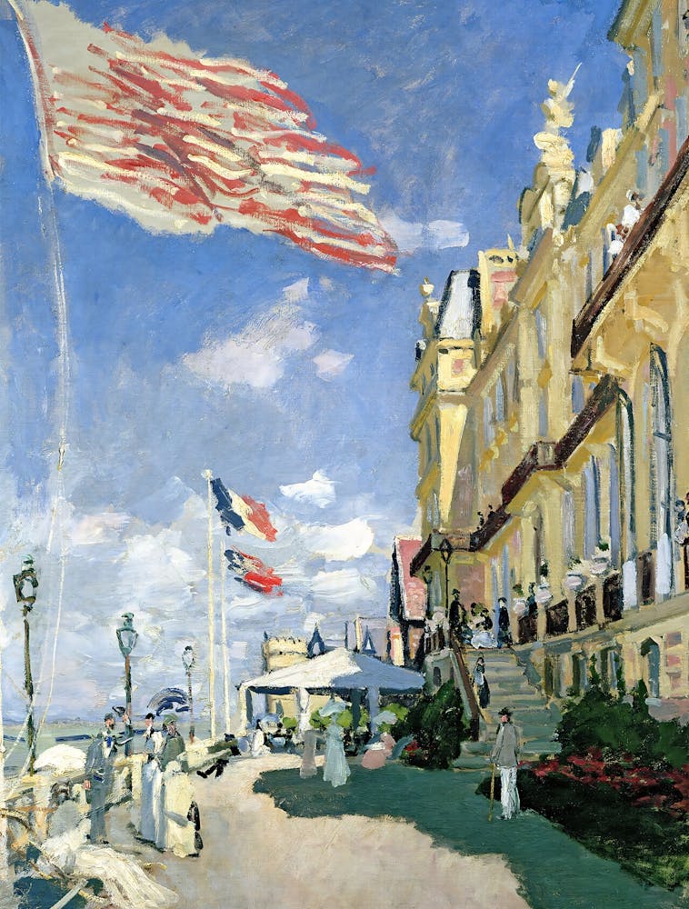 Claude Monet At The Hotel De Ville