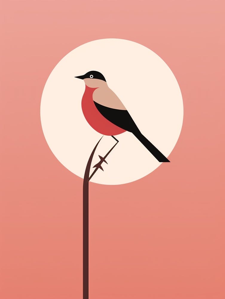 Minimalist Lark 1 Illustration