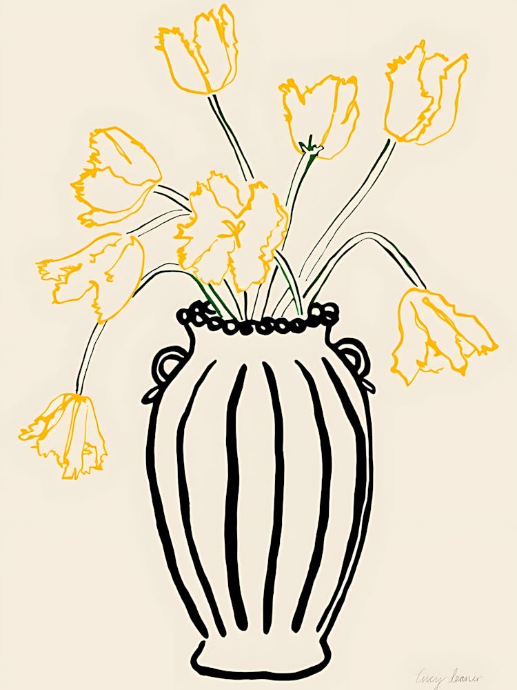 Tulips In A Vase
