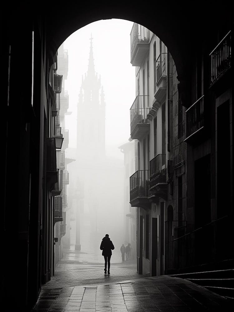 Oviedo, Spain, Black And White Analogue Photography 1