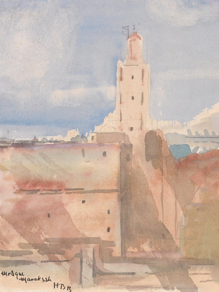 Koutoubia Mosque Marrakech, Hercules Brabazon Brabazon 