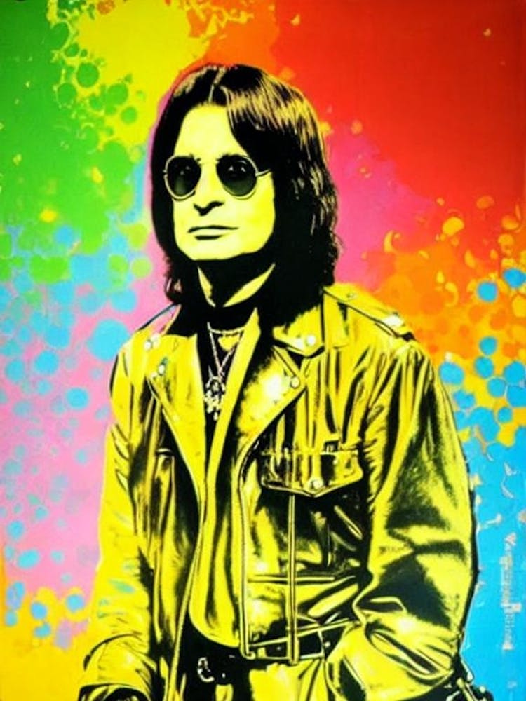 Ozzy Osbourne Colourful Pop Art