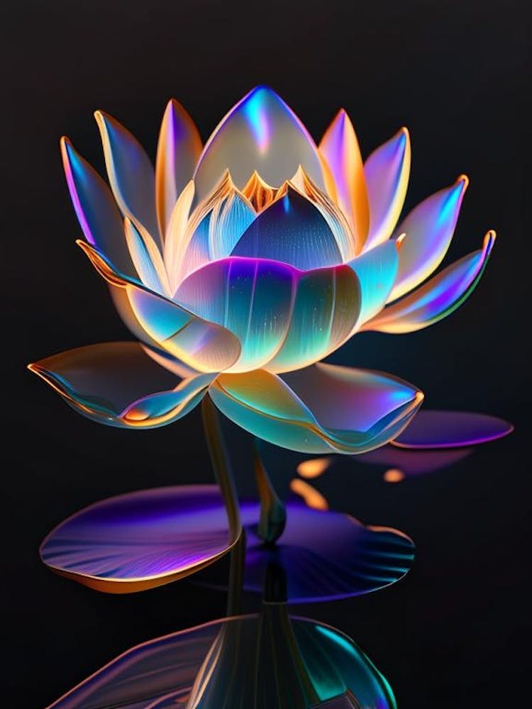 American Lotus Holographic 6